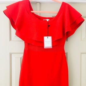 Off the shoulder Endless Rose Red Dress With Tags